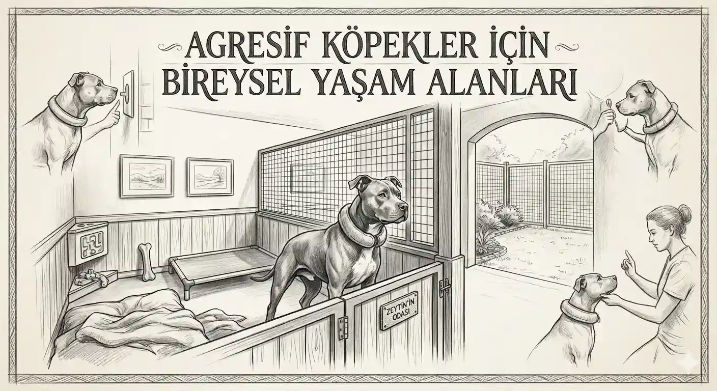 Agresif Köpekler İçin Bireysel Yaşam Alanları